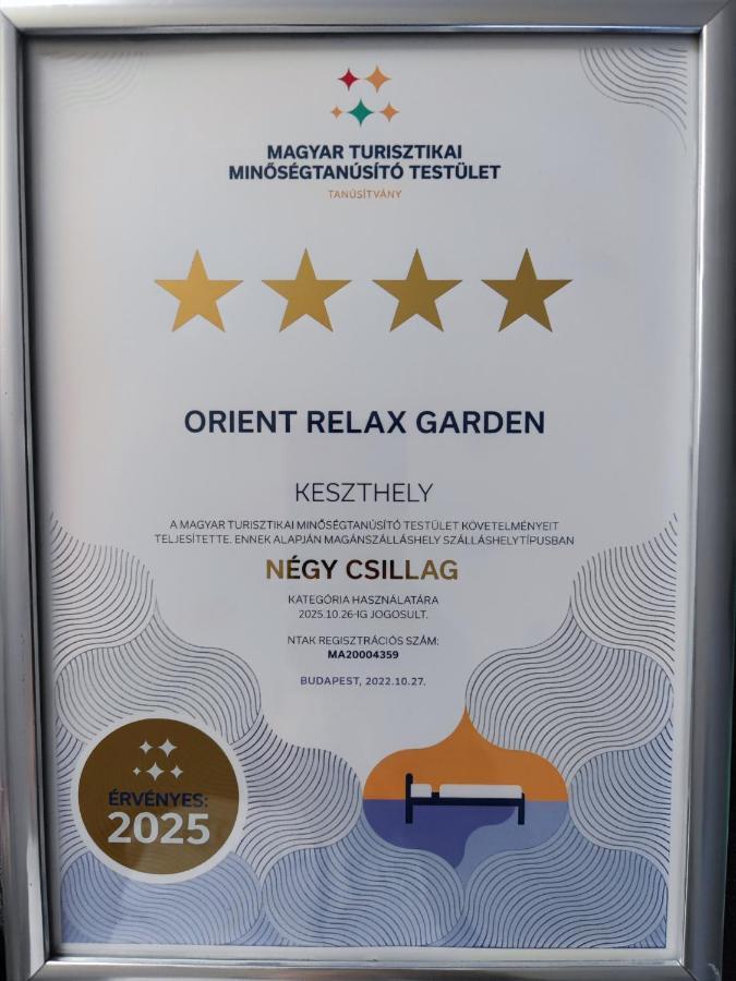 Orient Relax Garden Διαμέρισμα Keszthely Εξωτερικό φωτογραφία